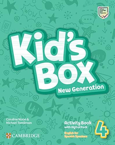 Kid's Box New Generation English for Spanish Speakers Level 4 Activity Book with Home Booklet and Digital Pack
